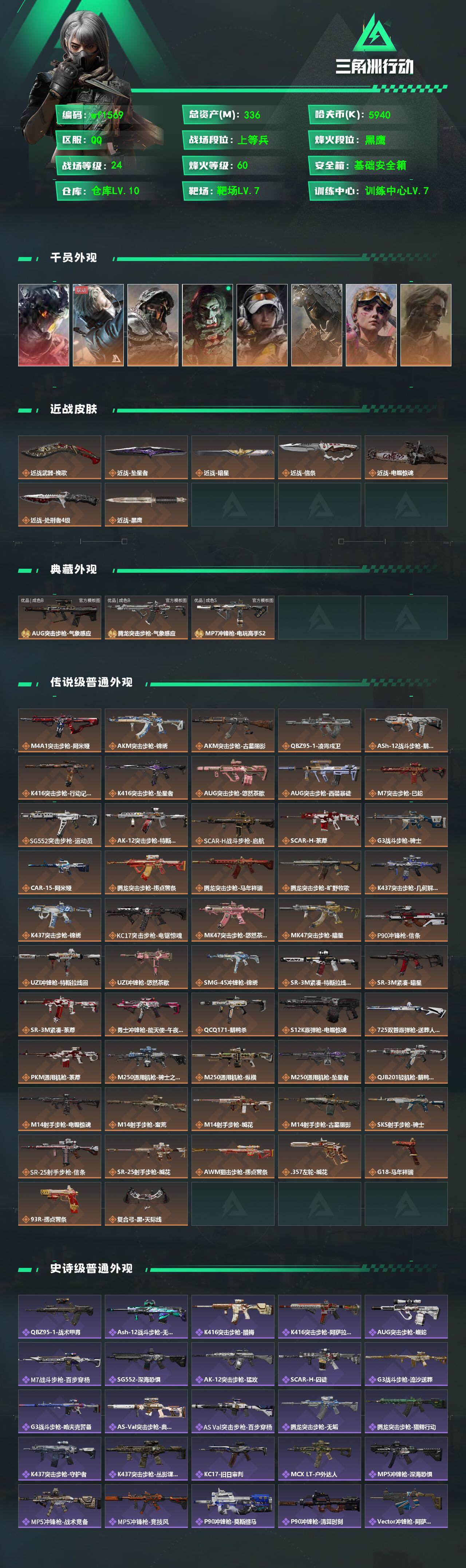 SJZQM4192610三角洲行动账号详情图4 SJZQM4192610三角洲行动账号详情图4