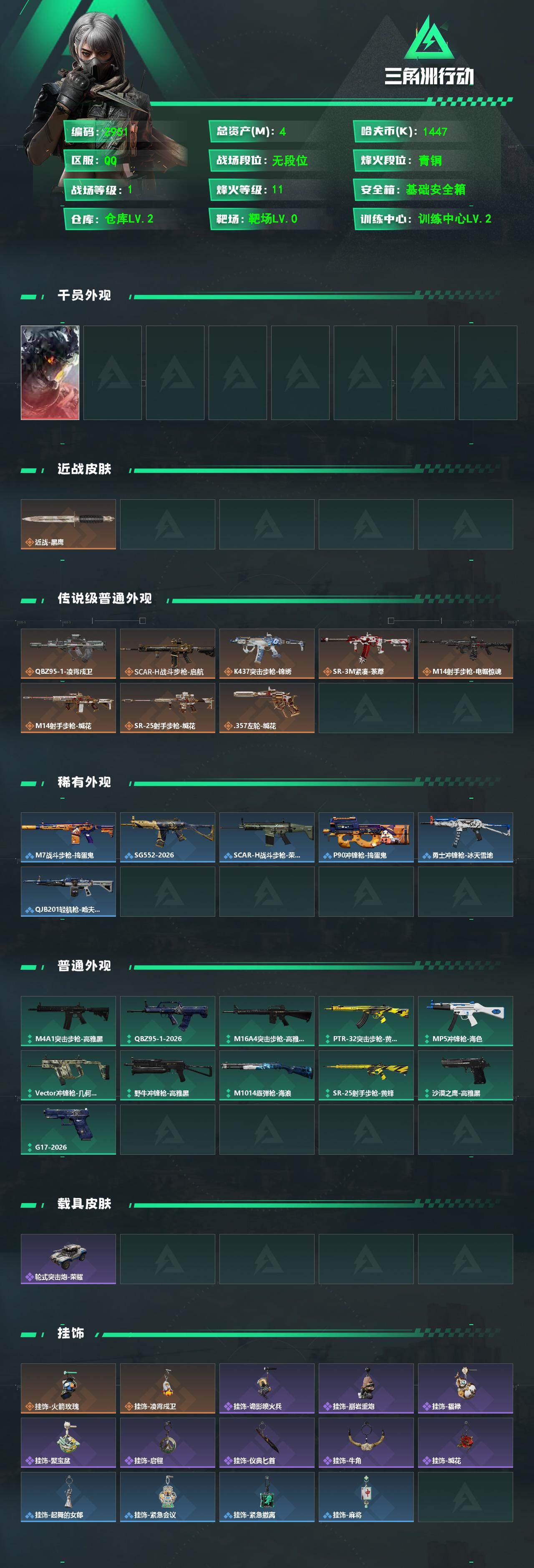 SJZEY4192861三角洲行动账号详情图3