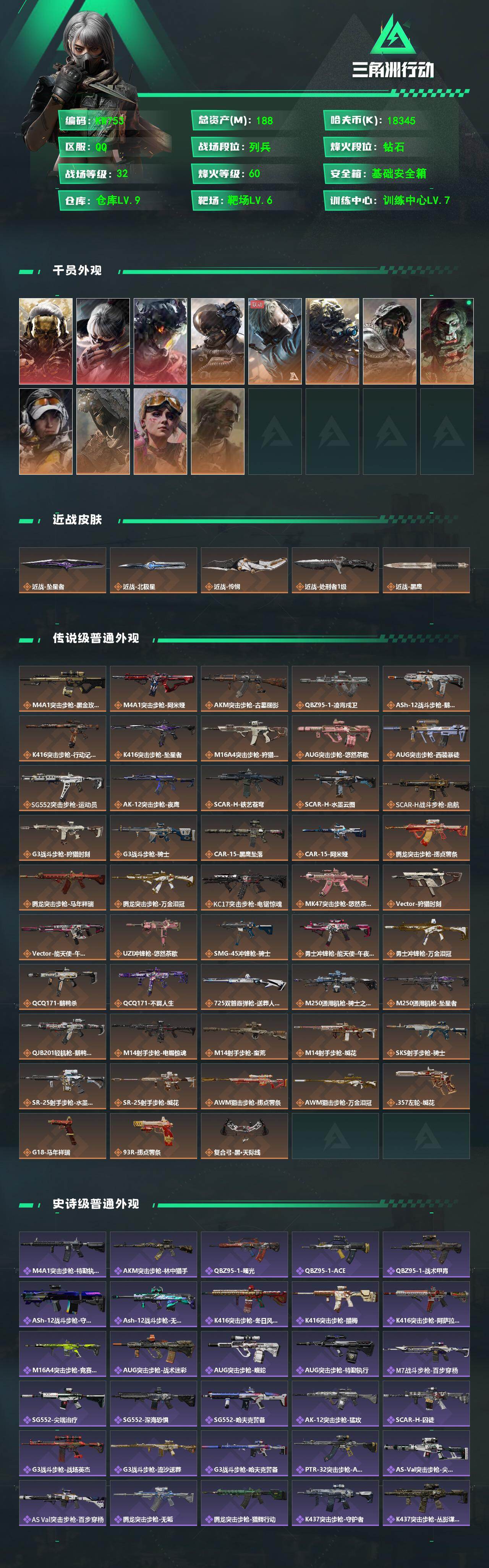 SJZEY4194374三角洲行动账号详情图3 SJZEY4194374三角洲行动账号详情图3