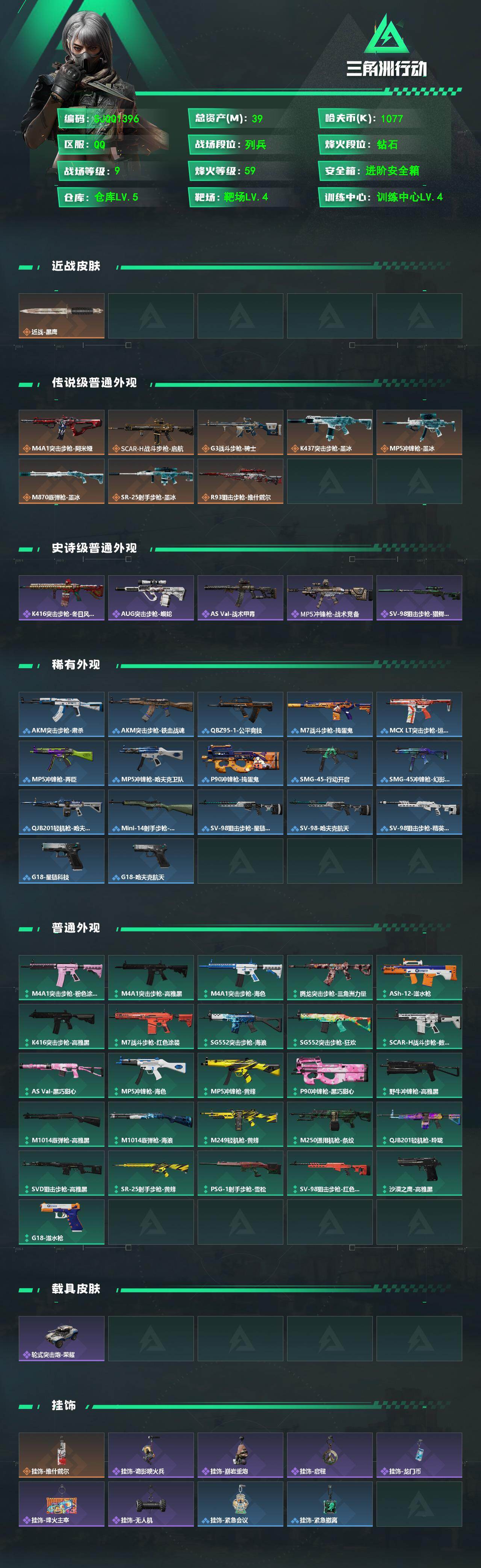 SJZEY4194600三角洲行动账号详情图2