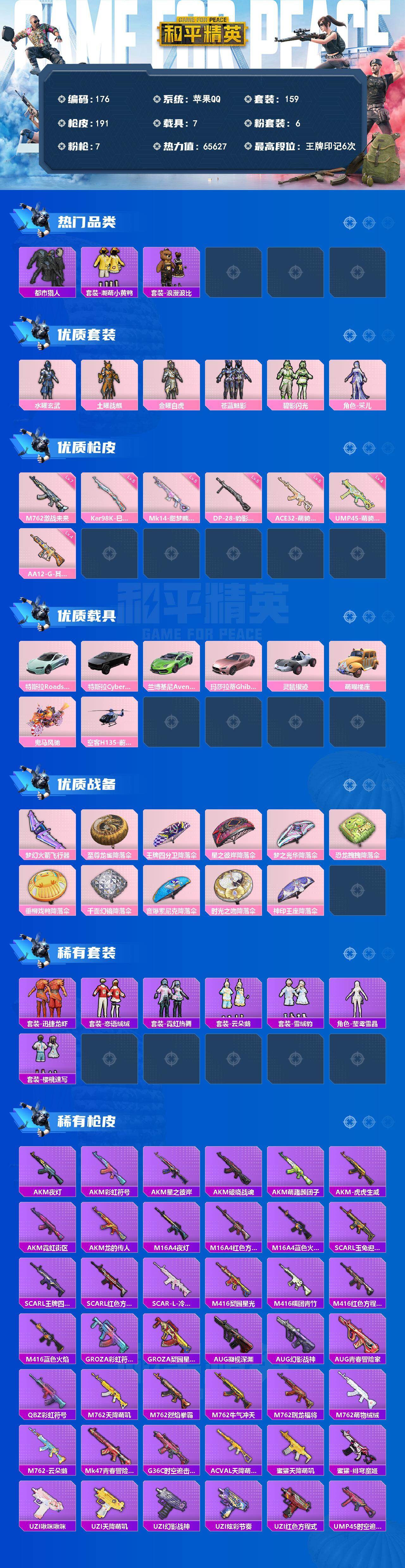 HPQM4295879和平精英账号详情图3