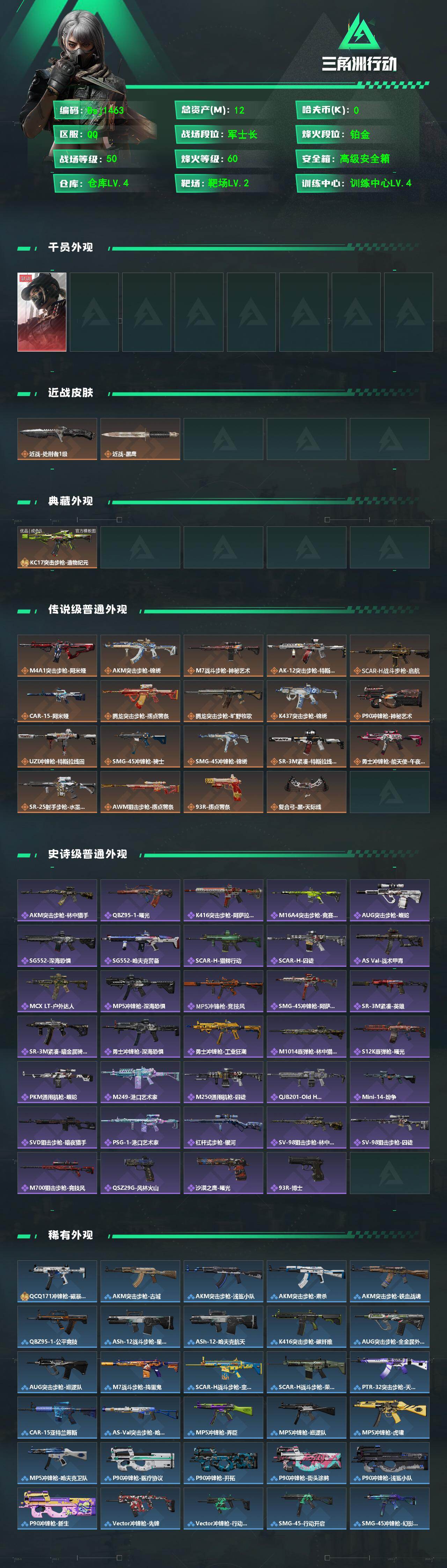 SJZQM4196447三角洲行动账号详情图3