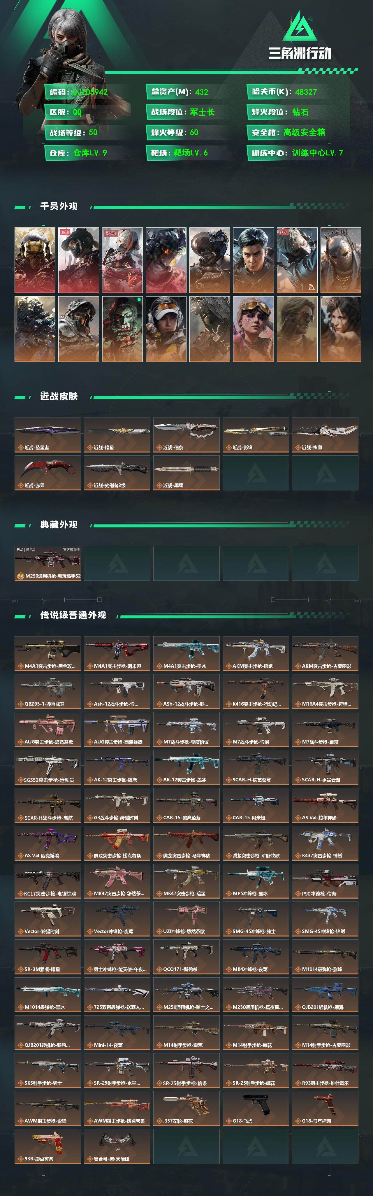 SJZQM4196016三角洲行动账号详情图3 SJZQM4196016三角洲行动账号详情图3