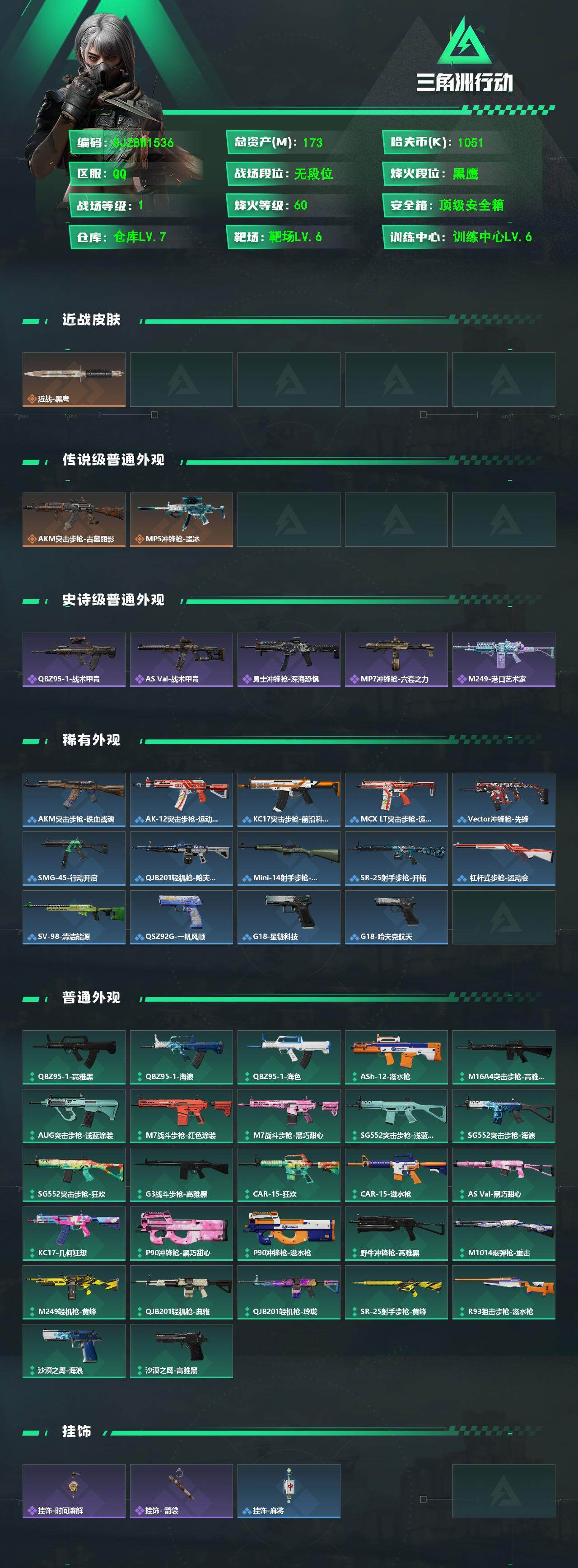 SJZEY4196049三角洲行动账号详情图2 SJZEY4196049三角洲行动账号详情图2