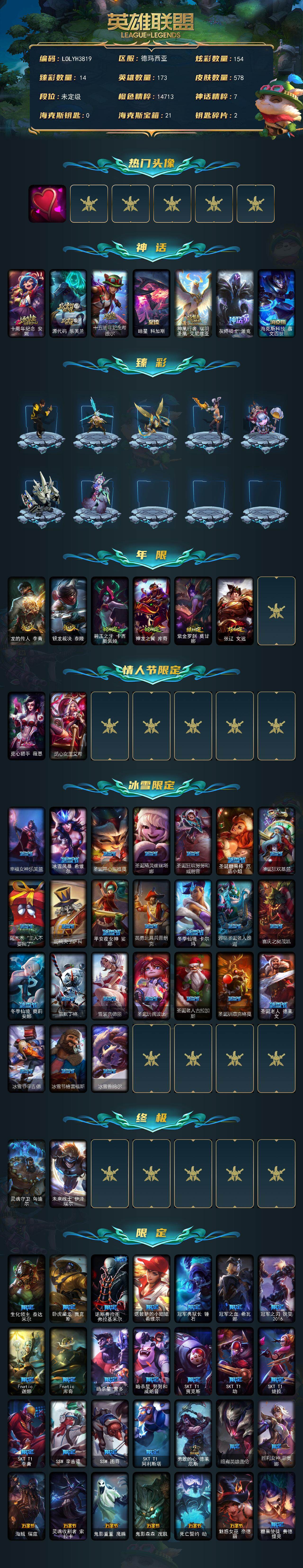 LOLEY439054英雄联盟账号详情图2 LOLEY439054英雄联盟账号详情图2