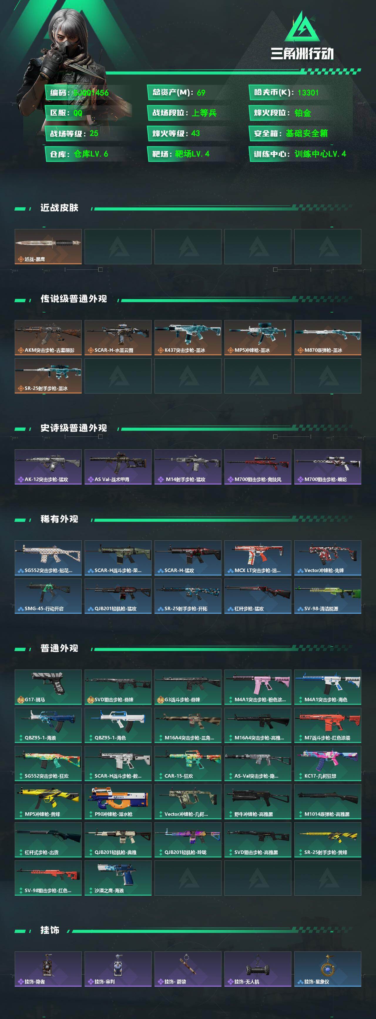 SJZEY4201598三角洲行动账号详情图2