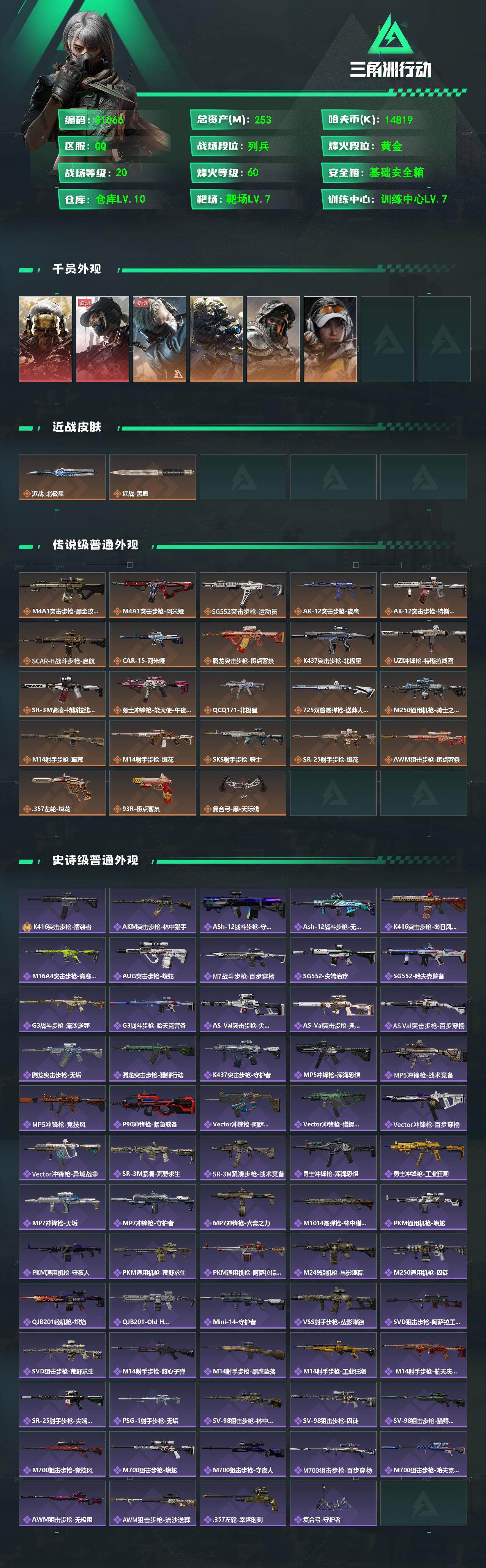 SJZEY4199328三角洲行动账号详情图3 SJZEY4199328三角洲行动账号详情图3