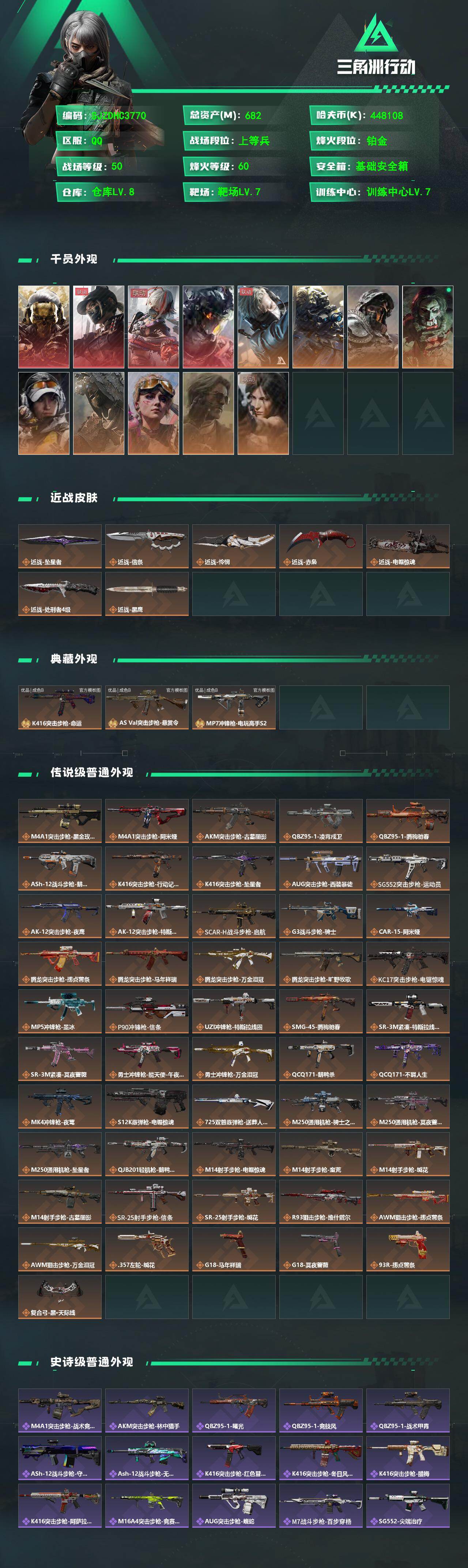 SJZQM4201718三角洲行动账号详情图4 SJZQM4201718三角洲行动账号详情图4