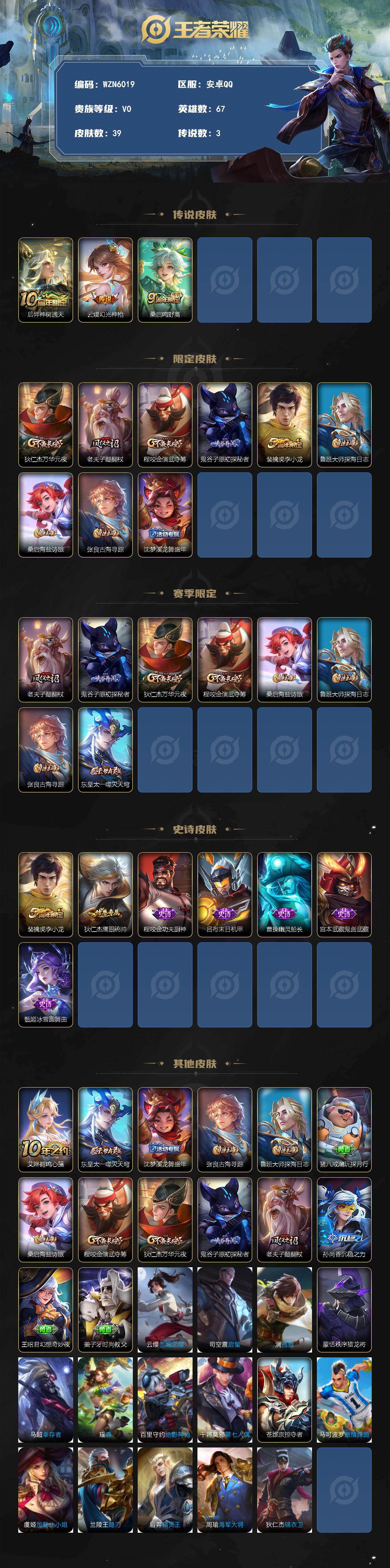 WZEY4485249王者荣耀账号详情图2