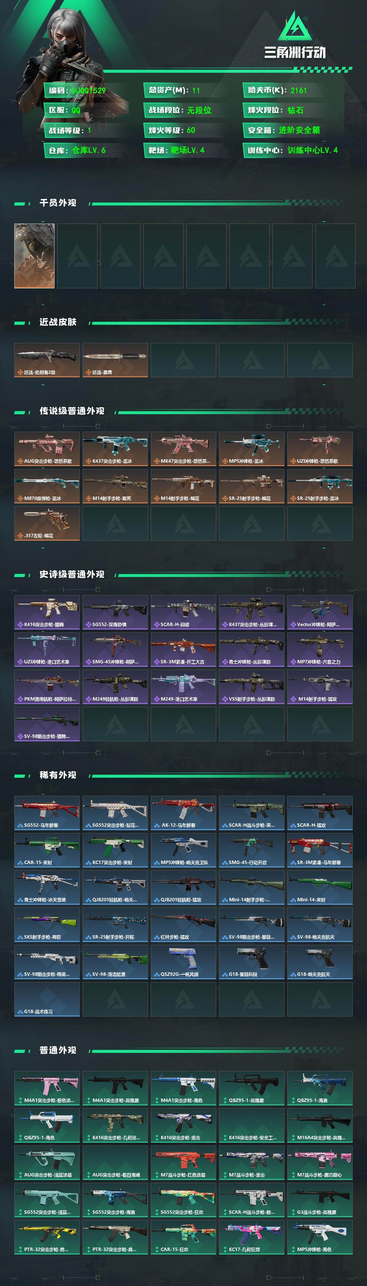 SJZEY4204577三角洲行动账号详情图2 SJZEY4204577三角洲行动账号详情图2