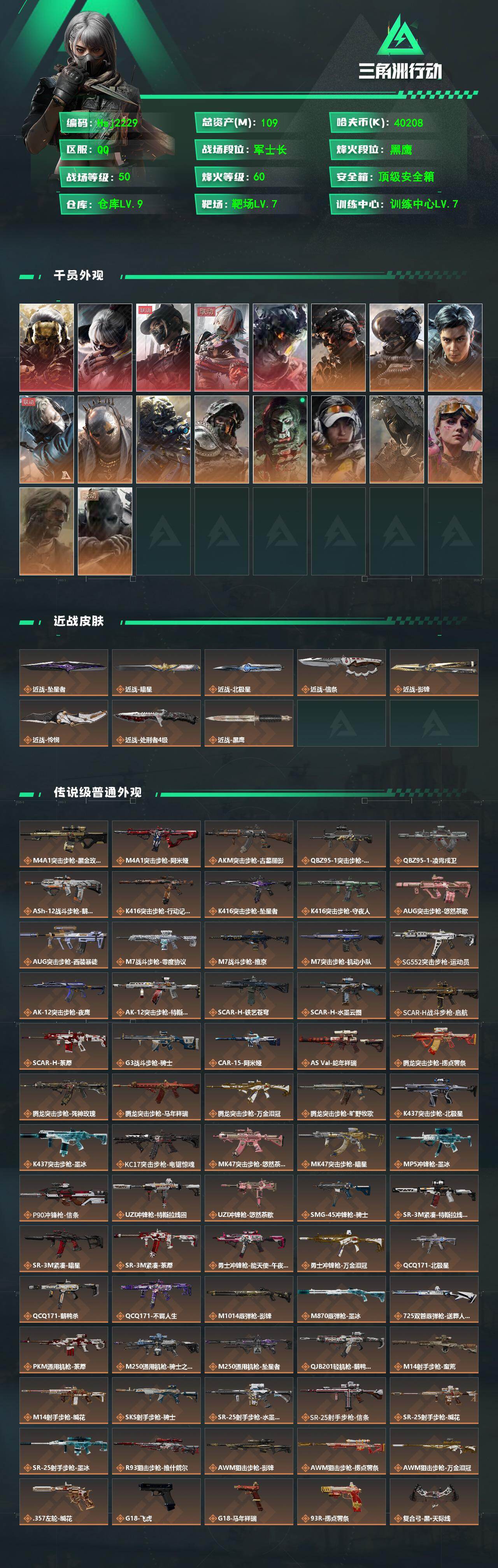 SJZQM4205055三角洲行动账号详情图3