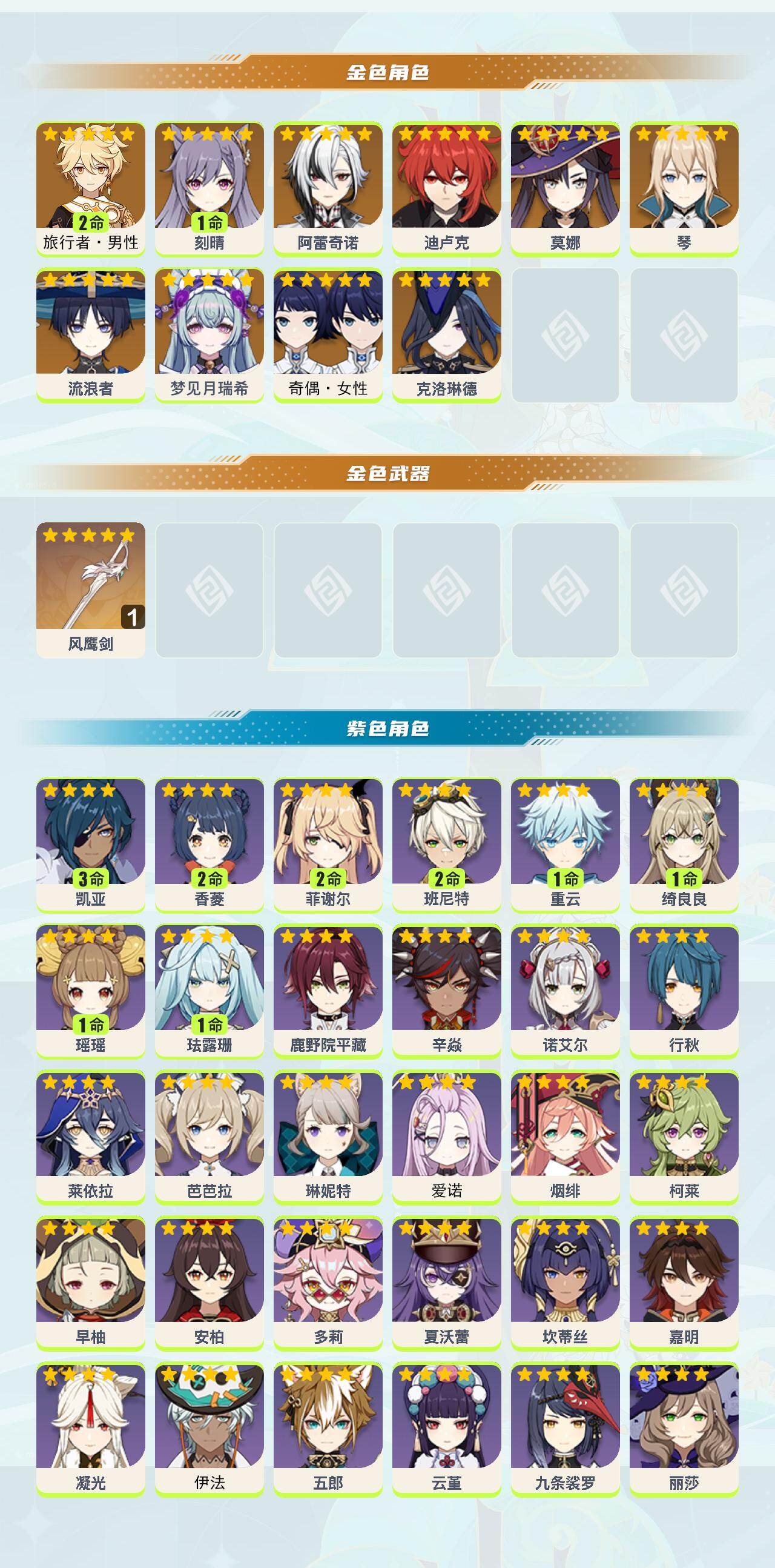 YSEY48870原神账号详情图2