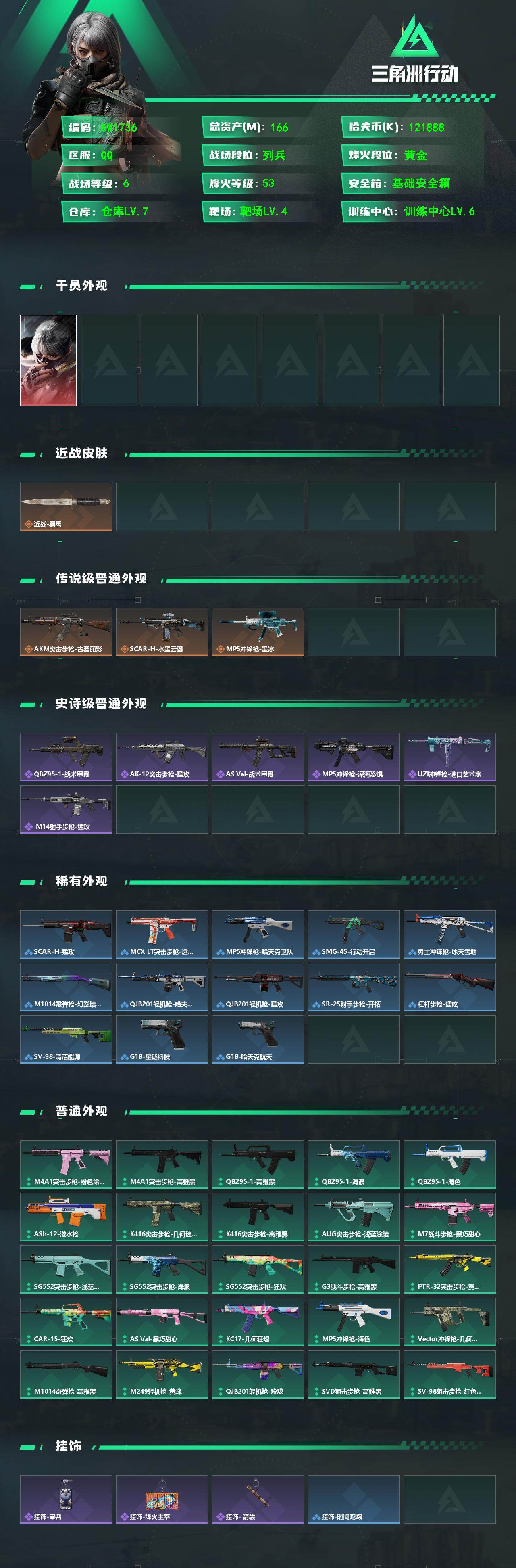 SJZEY4205125三角洲行动账号详情图2