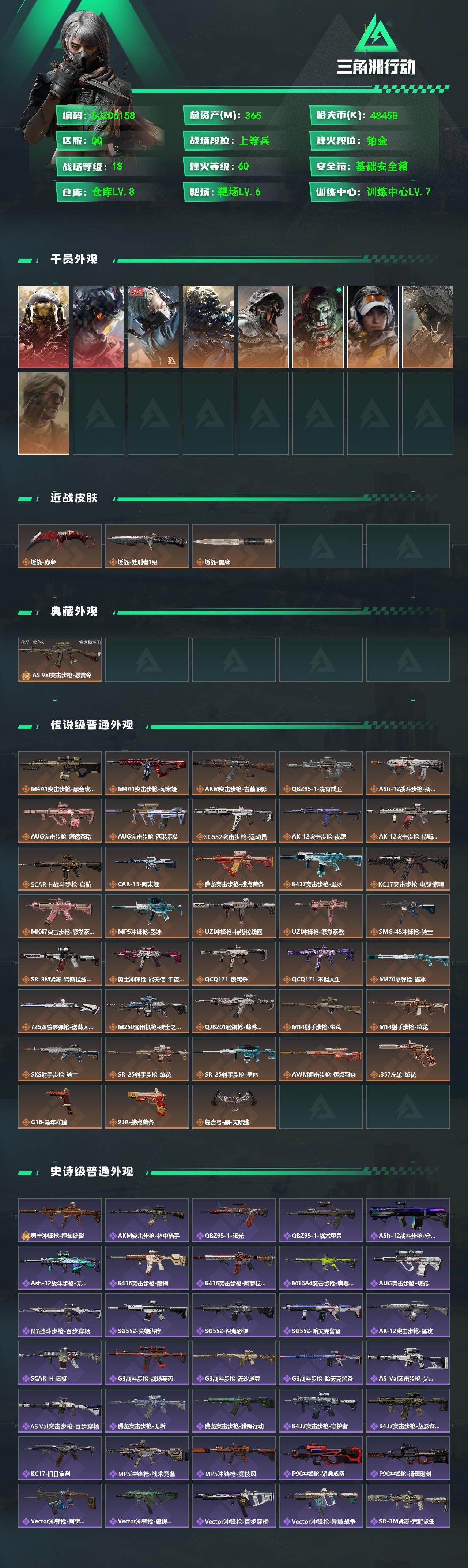 SJZQM4205660三角洲行动账号详情图3 SJZQM4205660三角洲行动账号详情图3