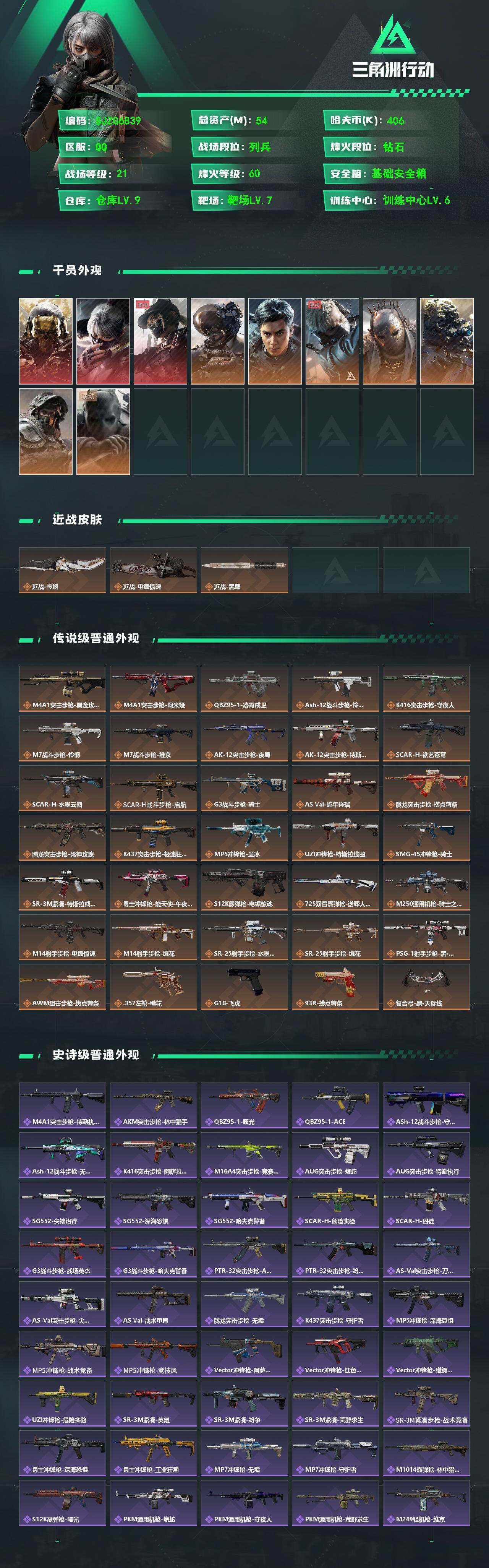 SJZQM4206090三角洲行动账号详情图3 SJZQM4206090三角洲行动账号详情图3