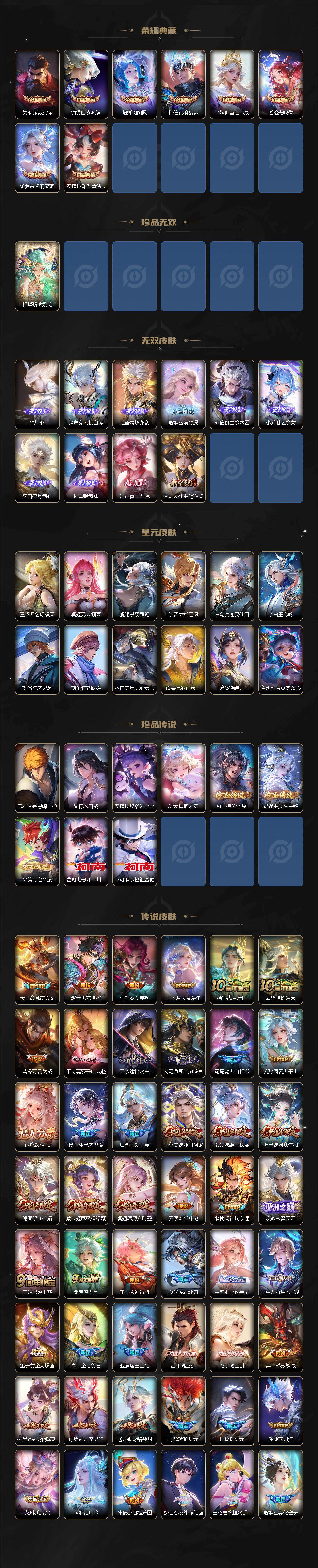 WZLE4494171王者荣耀账号详情图3 WZLE4494171王者荣耀账号详情图3