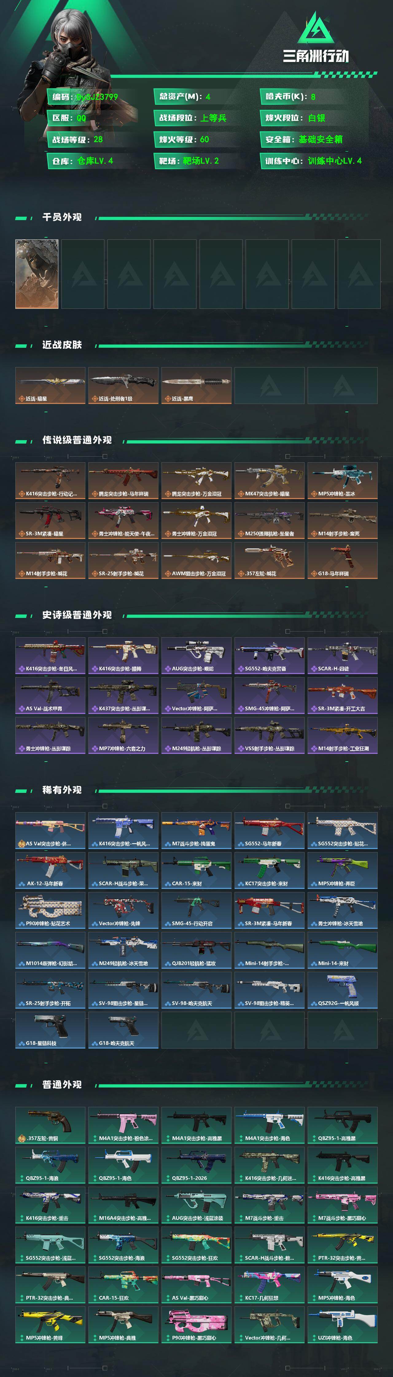 SJZYYT4207429三角洲行动账号详情图2