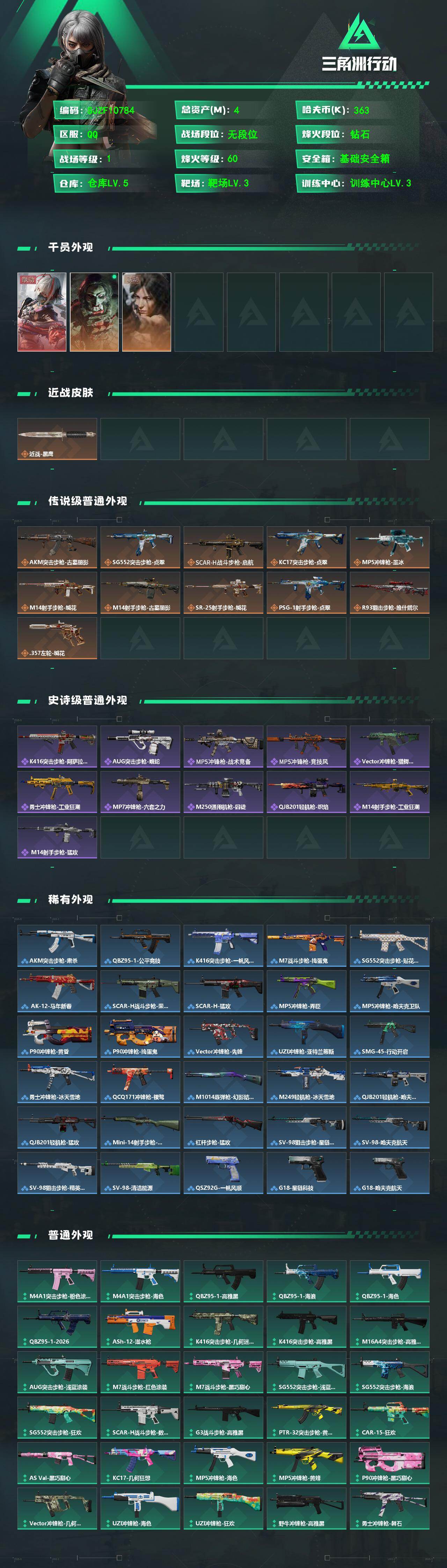 SJZEY4208046三角洲行动账号详情图2