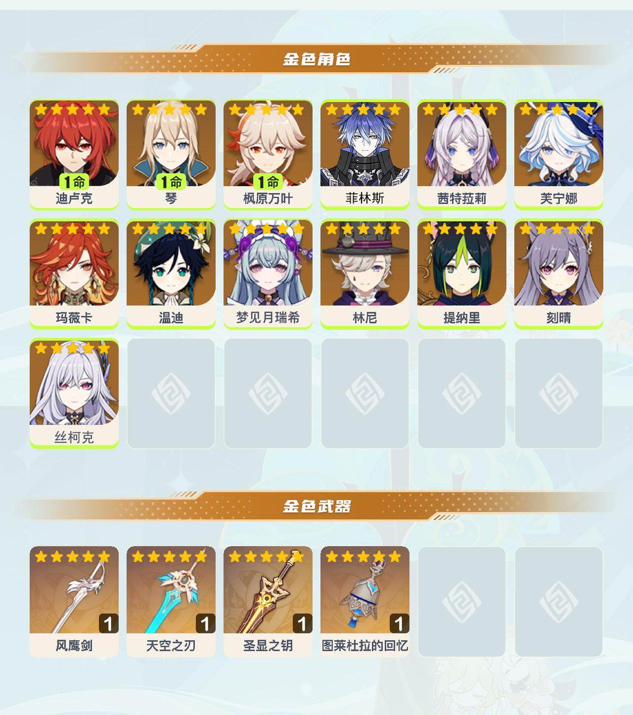 YSEY49223原神账号详情图3