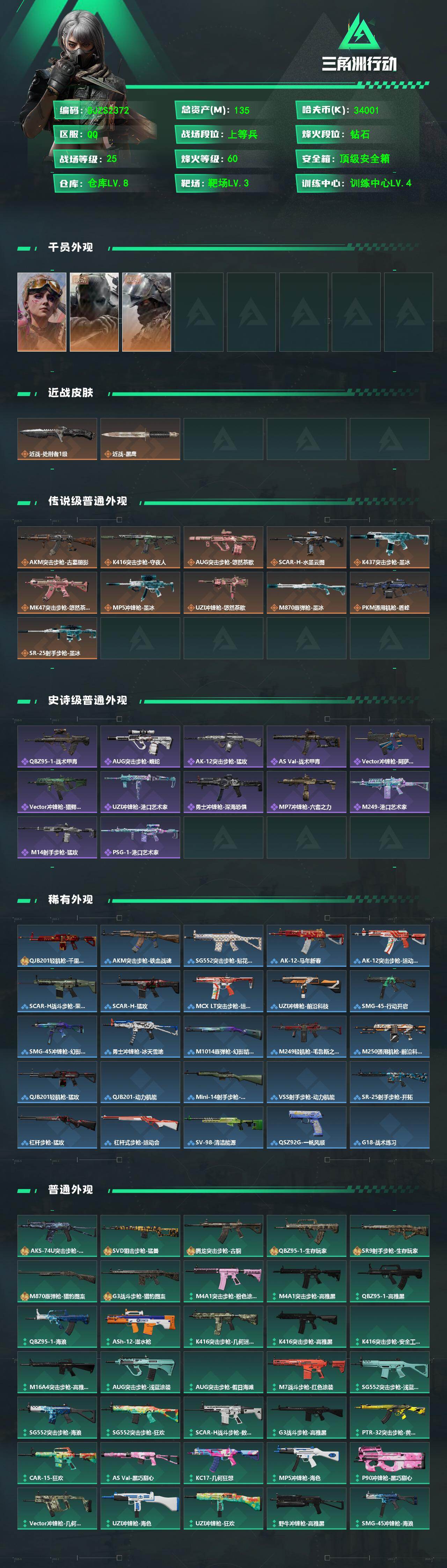 SJZEY4214182三角洲行动账号详情图2 SJZEY4214182三角洲行动账号详情图2
