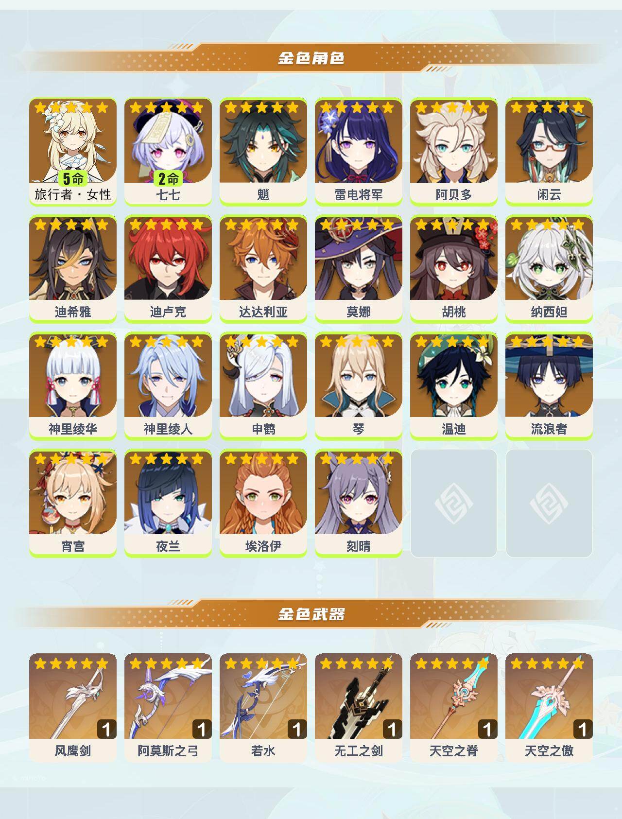 YSEY49229原神账号详情图3