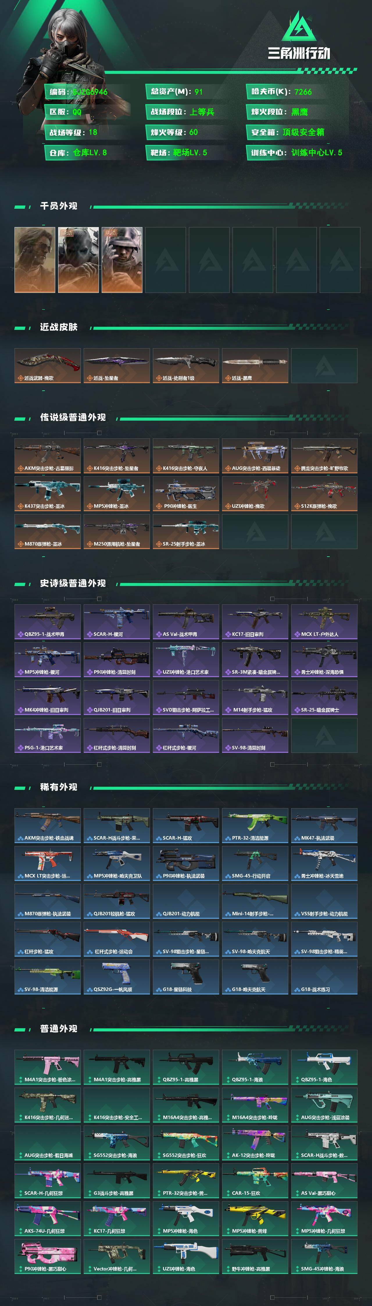 SJZEY4214571三角洲行动账号详情图2 SJZEY4214571三角洲行动账号详情图2
