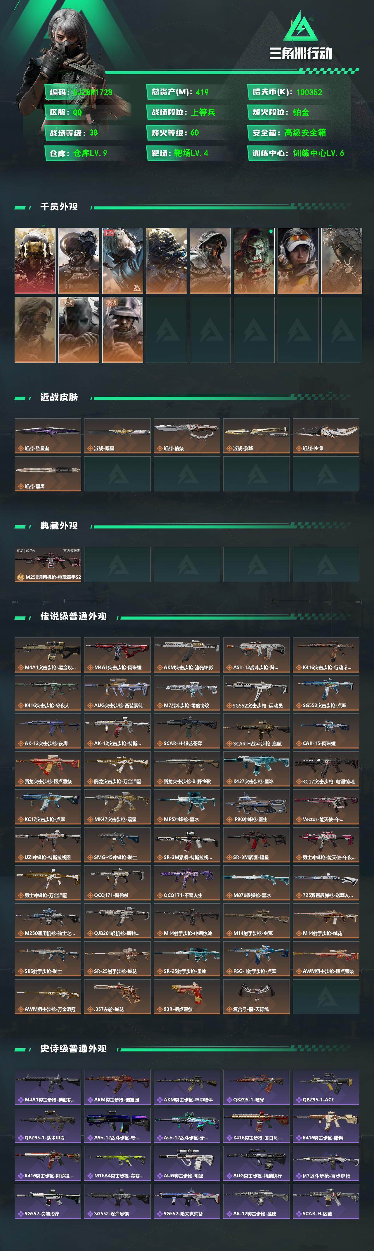 SJZEY4214581三角洲行动账号详情图2 SJZEY4214581三角洲行动账号详情图2