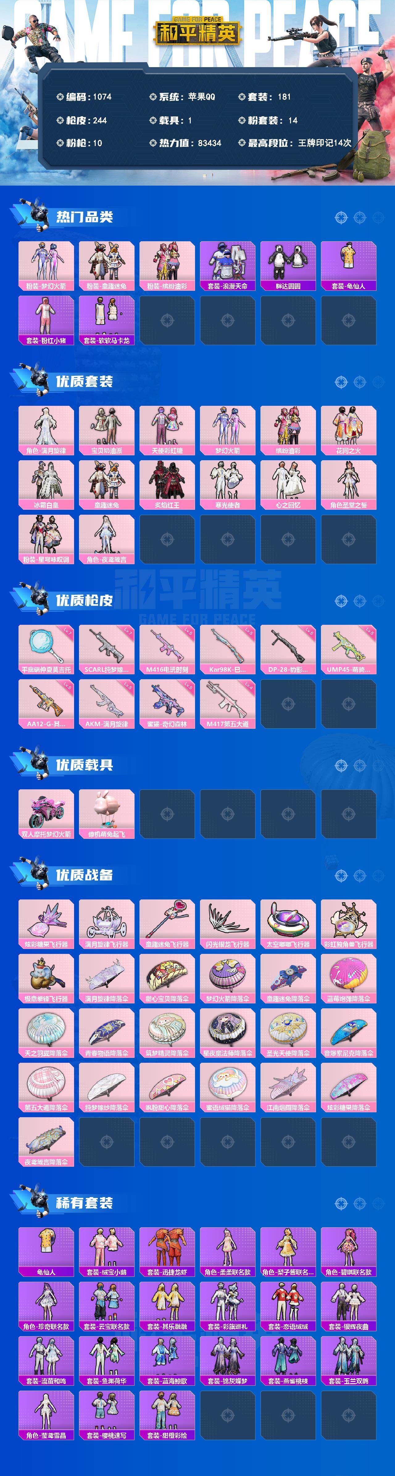 HPLX4298813和平精英账号详情图2