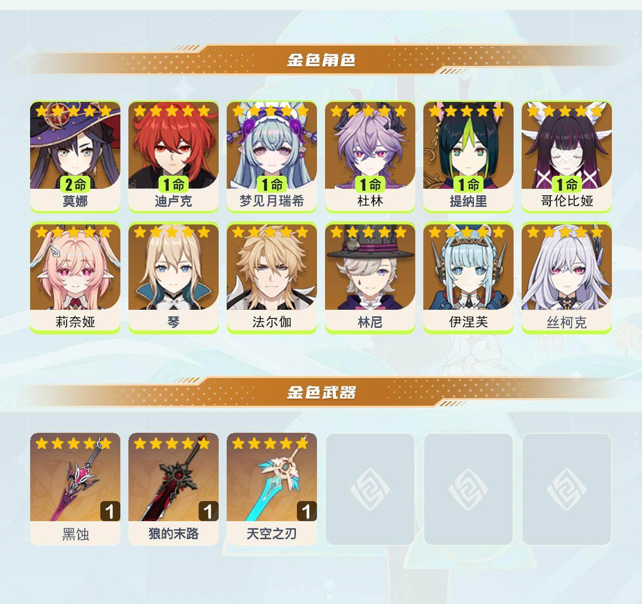 YSEY49462原神账号详情图3