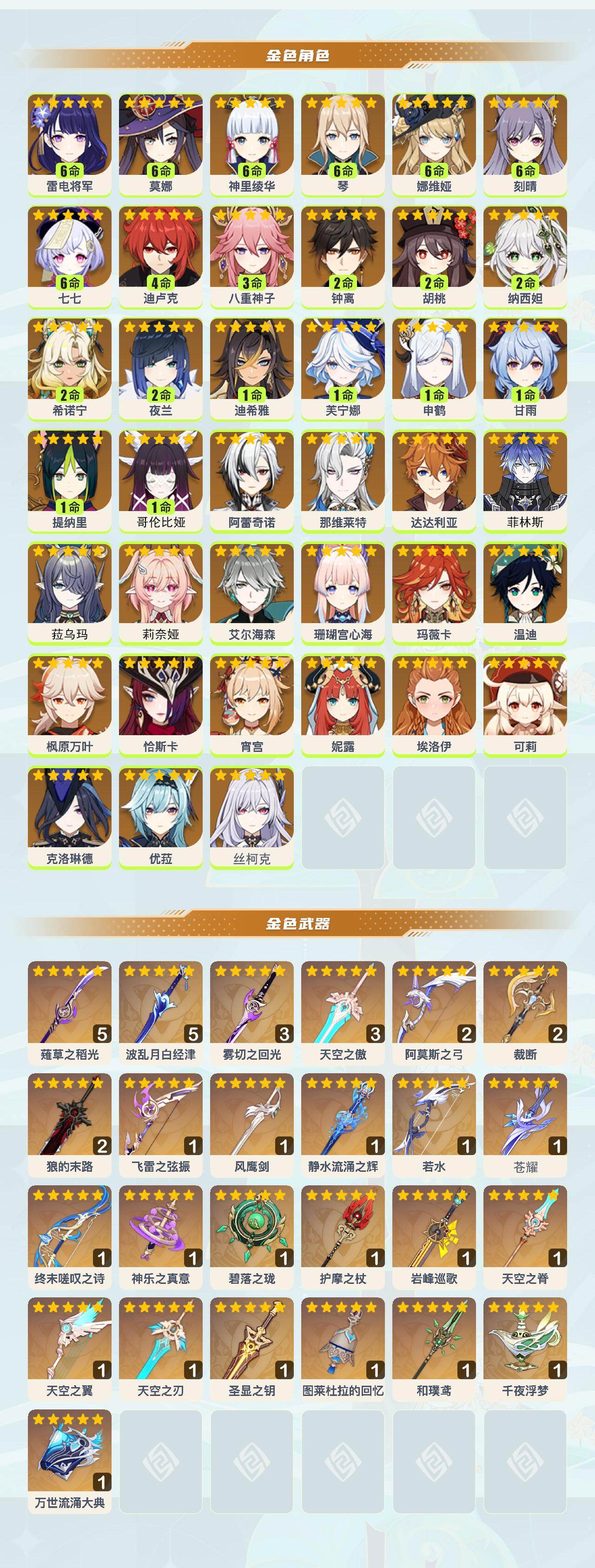 YSEY49470原神账号详情图3