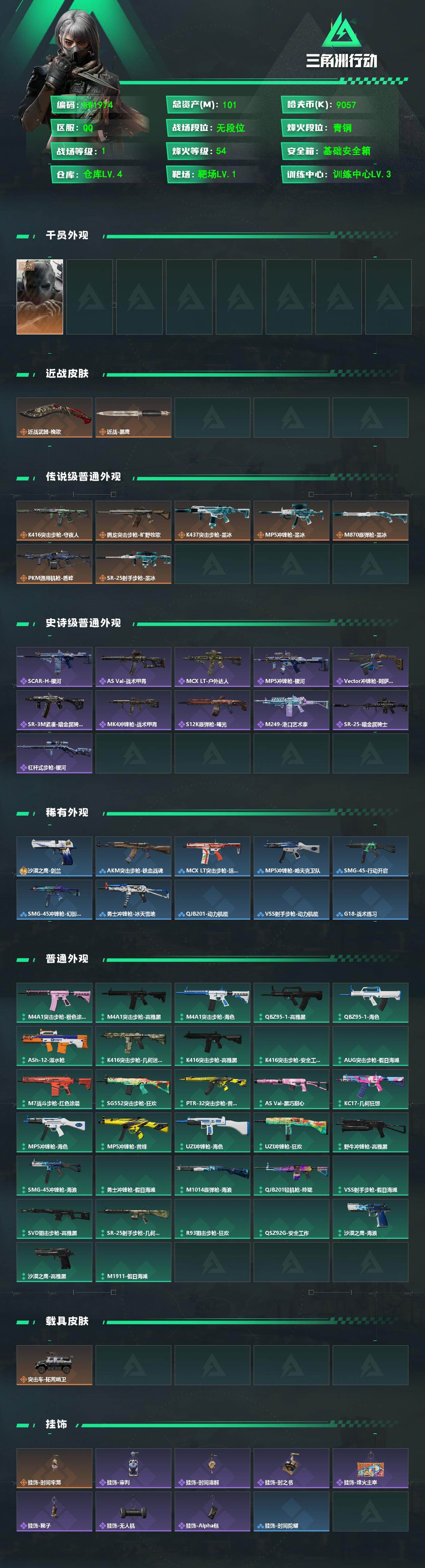 SJZEY4221931三角洲行动账号详情图2 SJZEY4221931三角洲行动账号详情图2