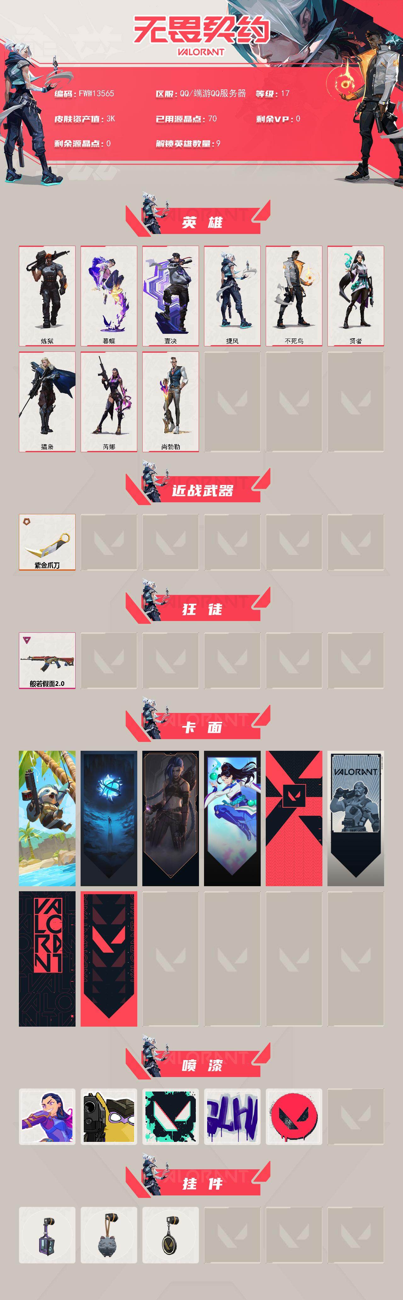 WWQMMN494442无畏契约账号详情图4