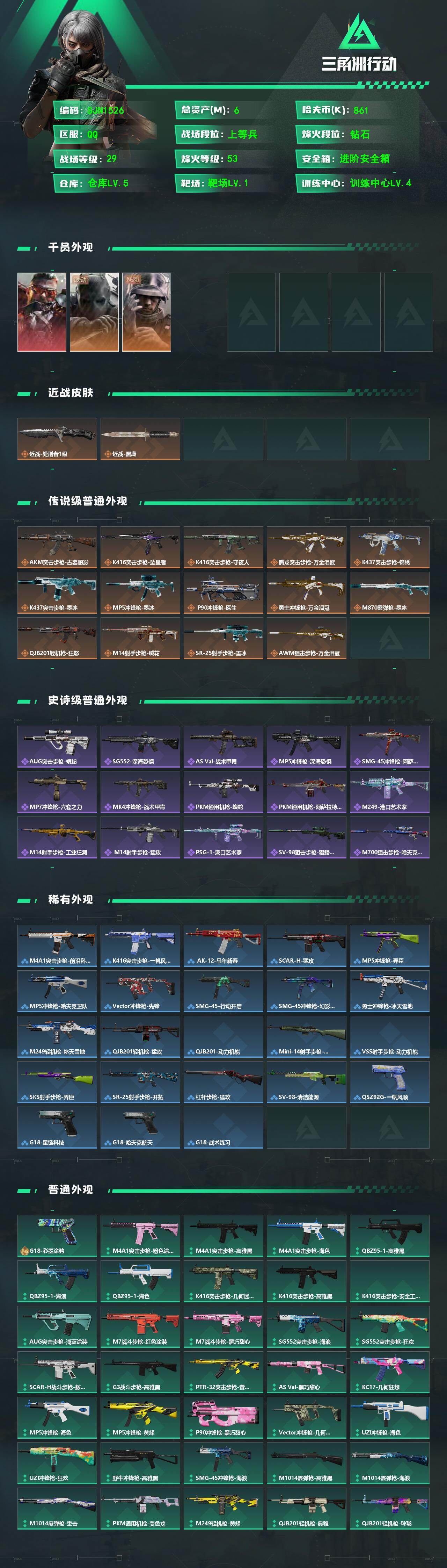 SJZEY4231889三角洲行动账号详情图2