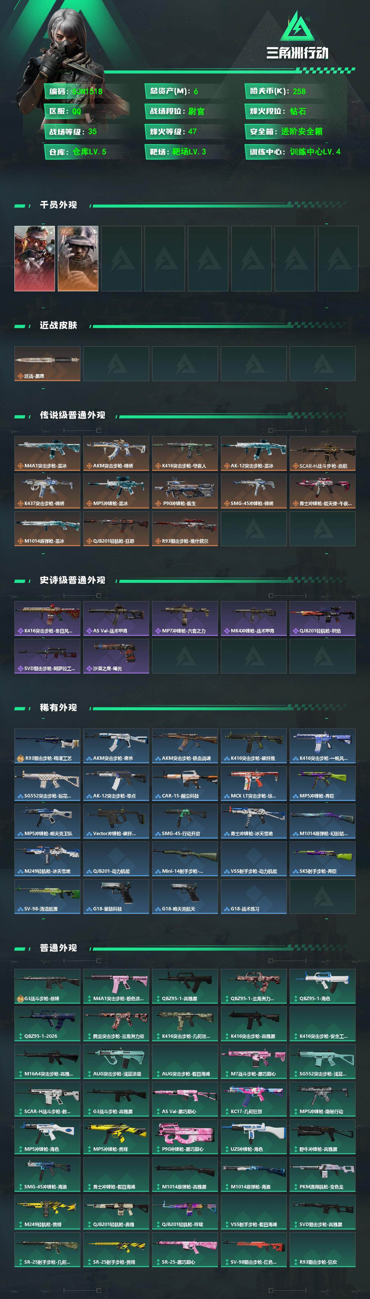SJZEY4231893三角洲行动账号详情图2 SJZEY4231893三角洲行动账号详情图2