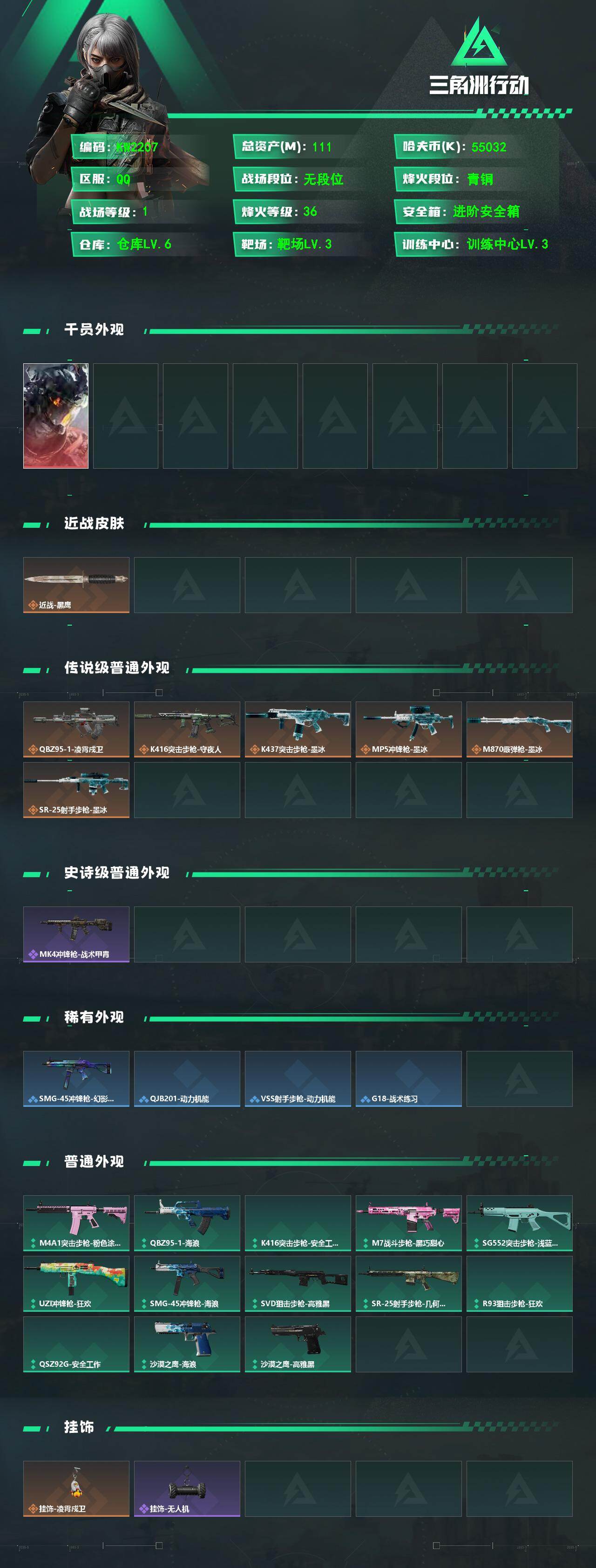 SJZEY4232934三角洲行动账号详情图2