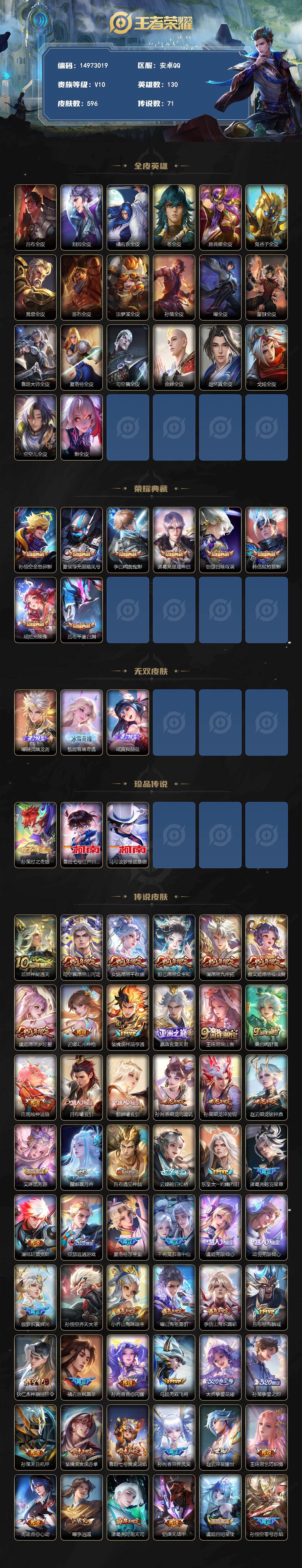 WZDN4547346王者荣耀账号详情图2