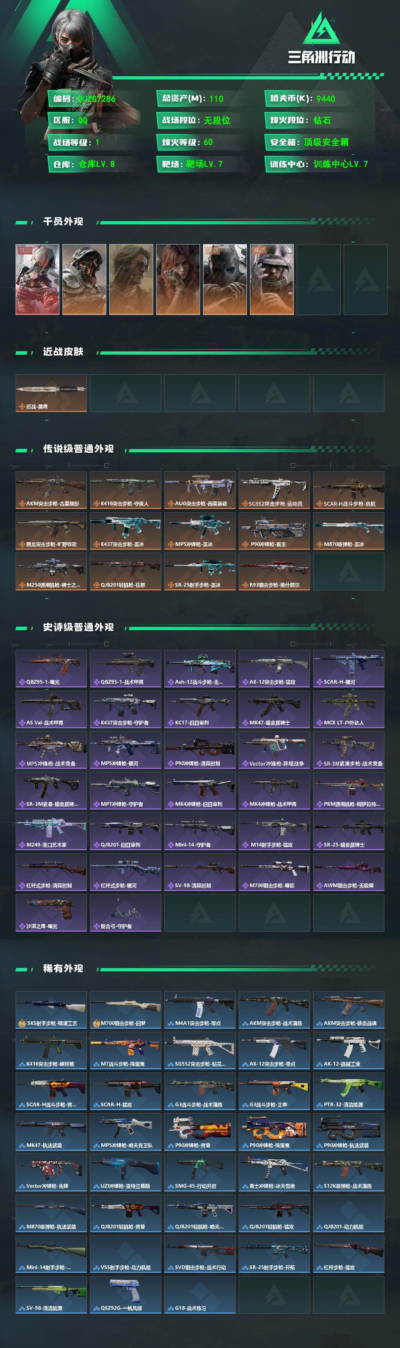 SJZEY4233451三角洲行动账号详情图2