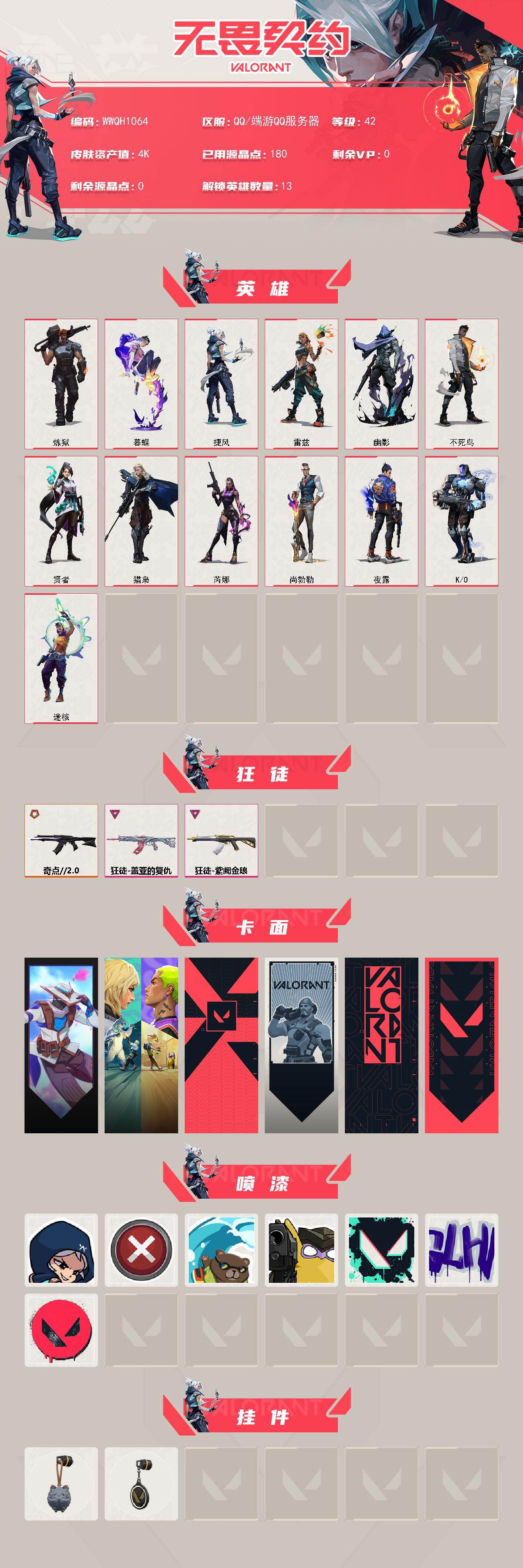 WWQEY486805无畏契约账号详情图2 WWQEY486805无畏契约账号详情图2