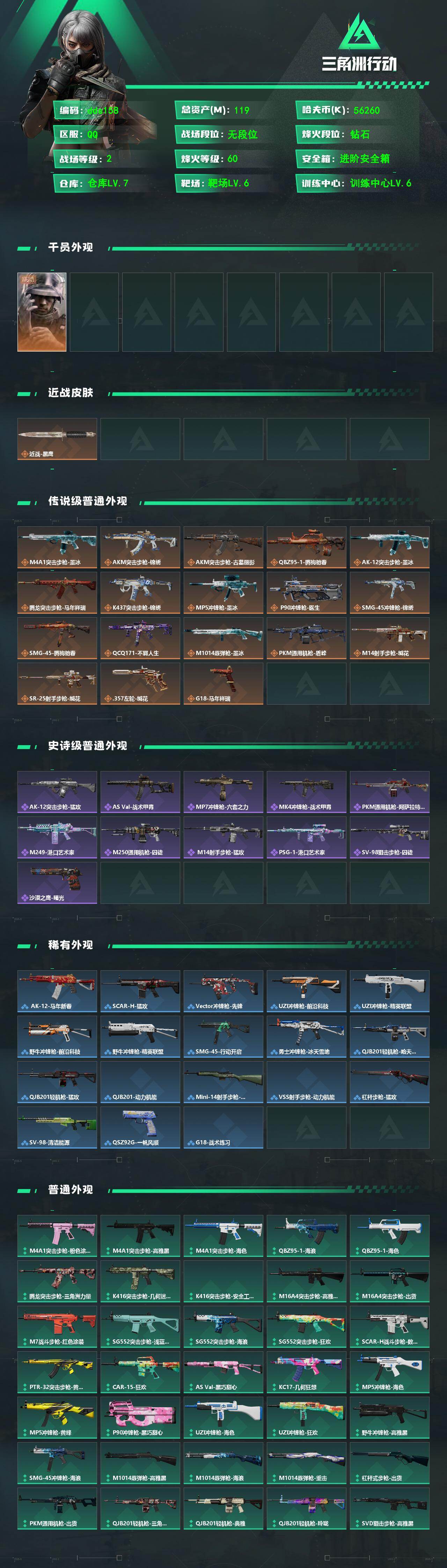 SJZYYT4235038三角洲行动账号详情图2 SJZYYT4235038三角洲行动账号详情图2