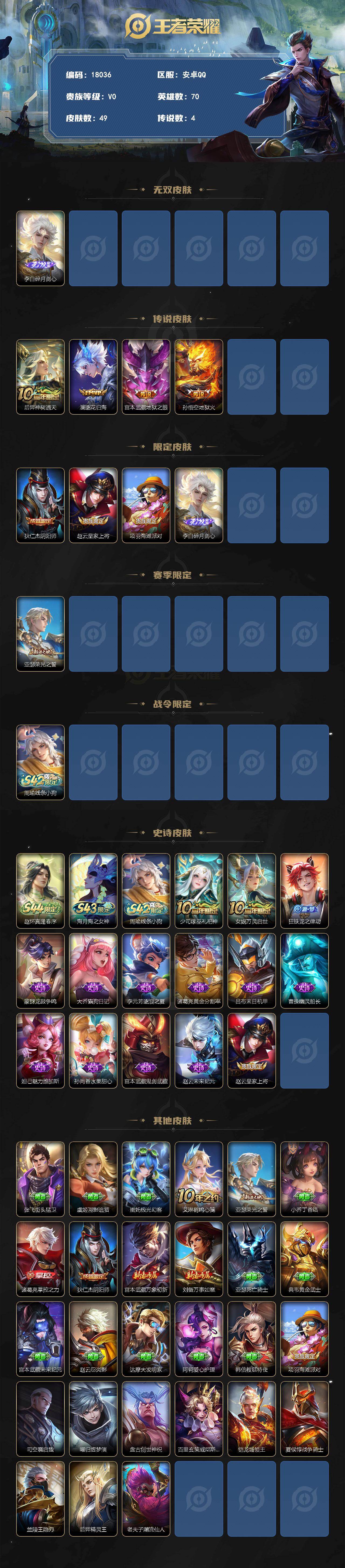 WZEY4565398王者荣耀账号详情图2