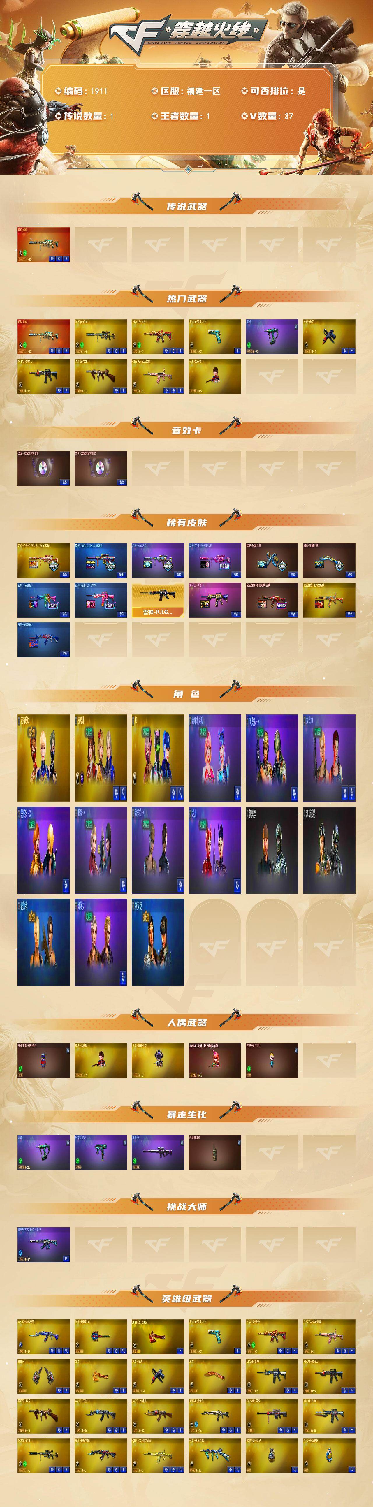 CFMMN4100680穿越火线账号详情图3 CFMMN4100680穿越火线账号详情图3