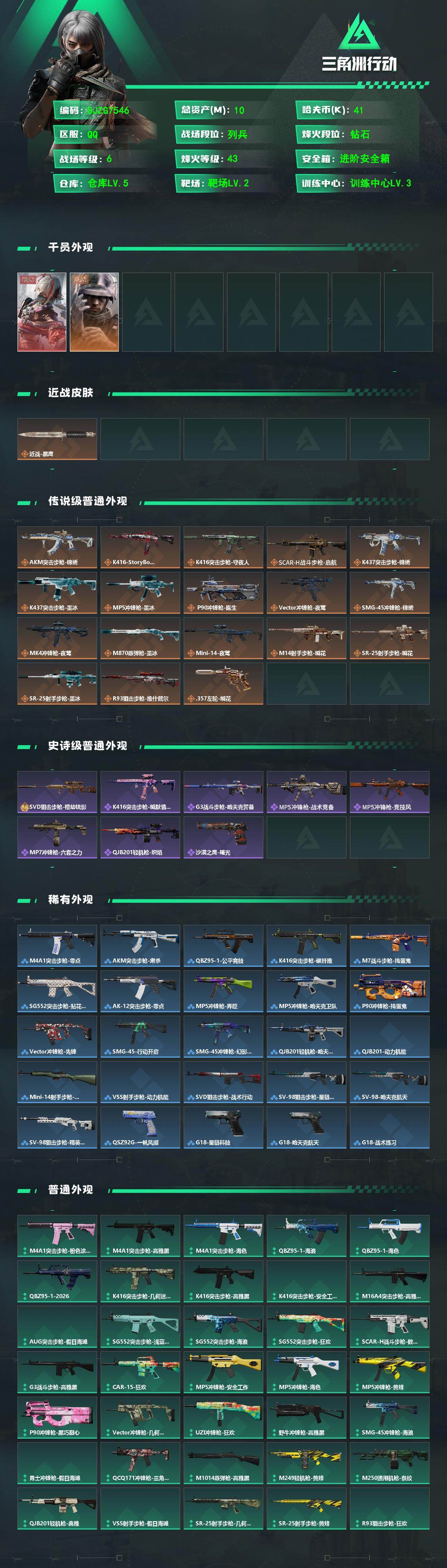 SJZEY4248727三角洲行动账号详情图2