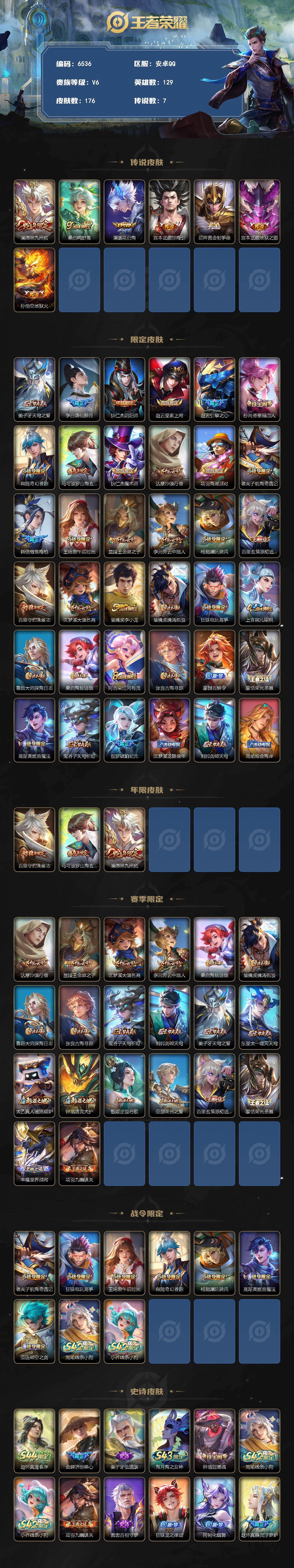 WZJZ4596064王者荣耀账号详情图2 WZJZ4596064王者荣耀账号详情图2