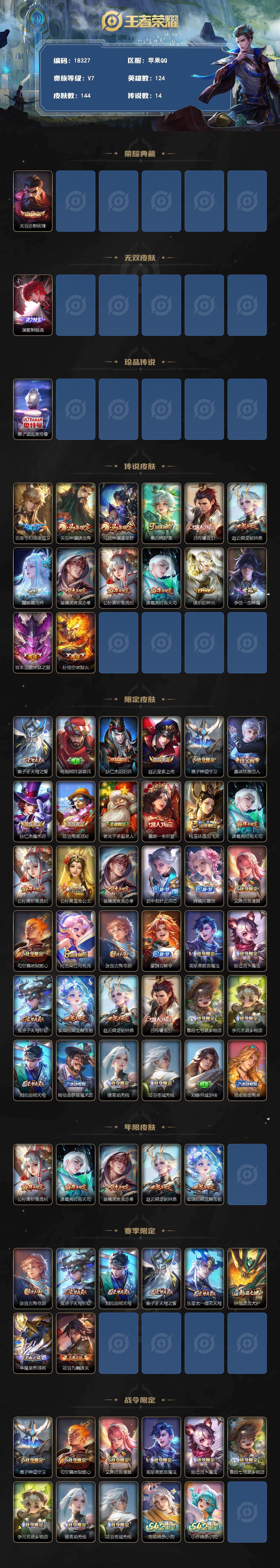 WZEY4580201王者荣耀账号详情图2