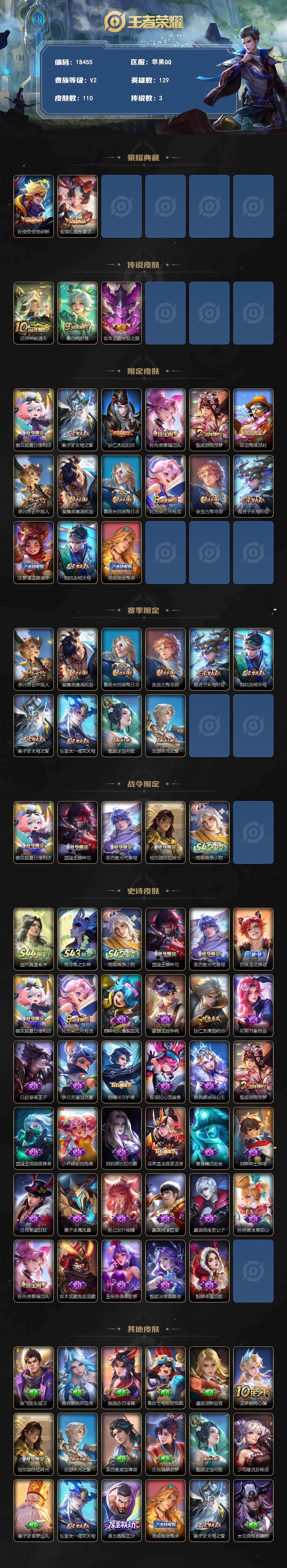 WZEY4581885王者荣耀账号详情图2