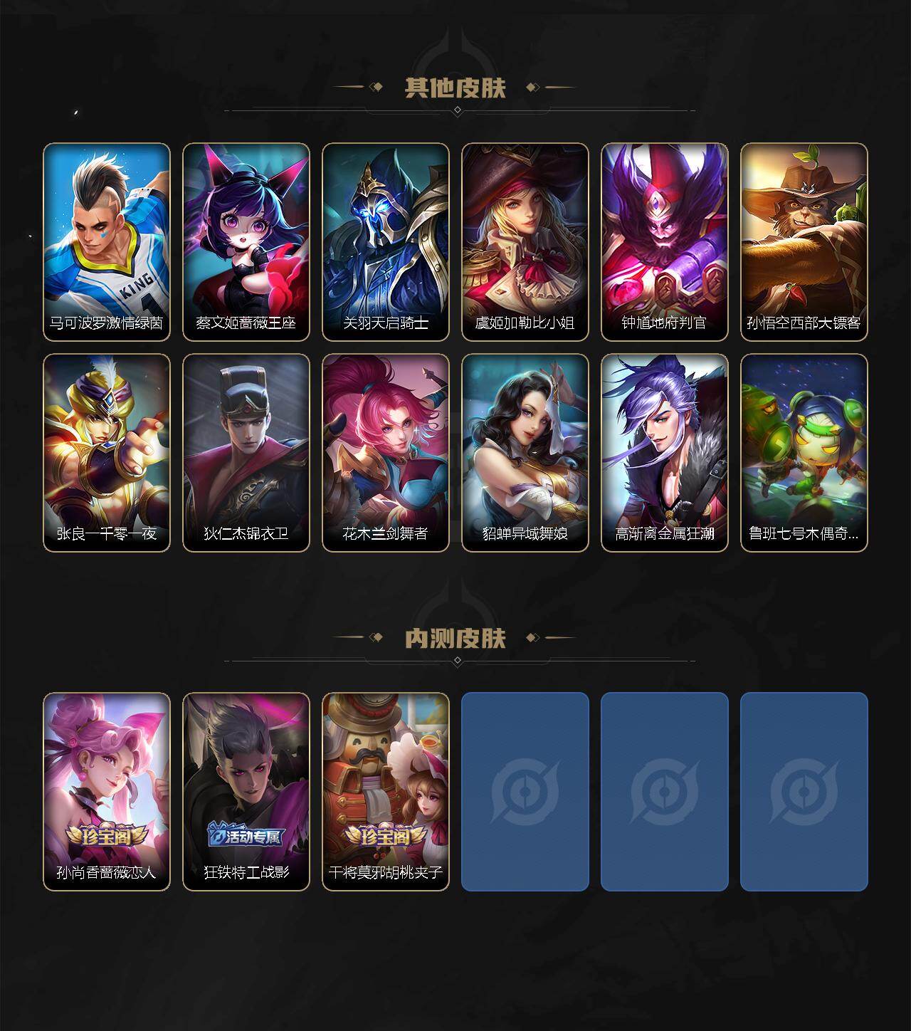 WZMMN4587206王者荣耀账号详情图5