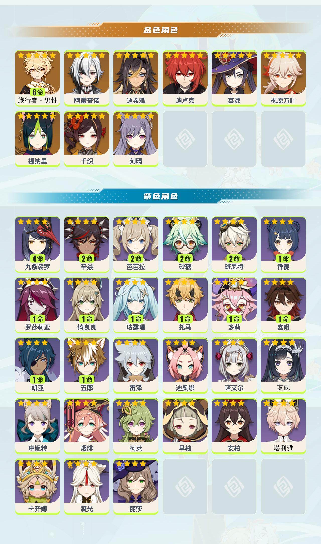 YSEY411299原神账号详情图2