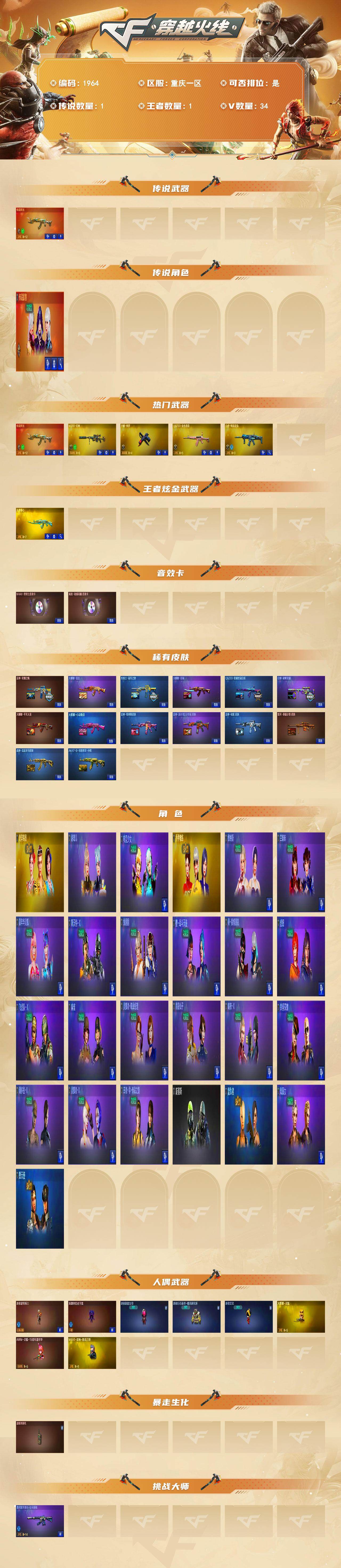 CFMMN4100752穿越火线账号详情图3 CFMMN4100752穿越火线账号详情图3