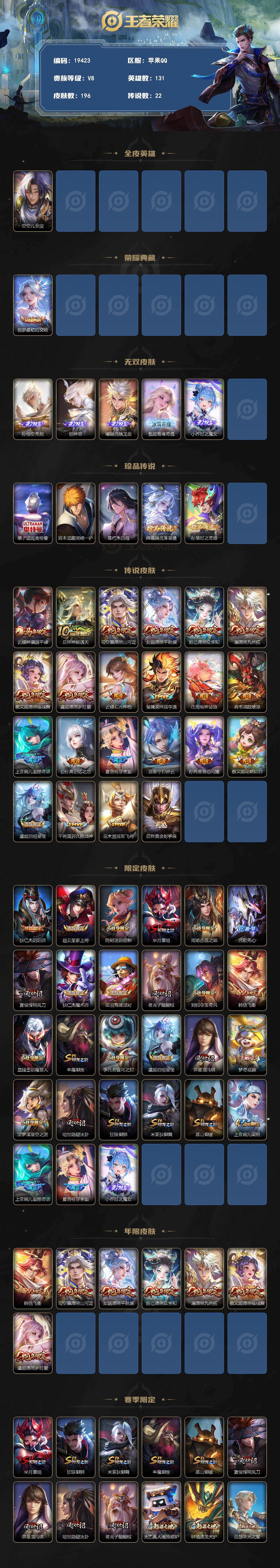 WZEY4617971王者荣耀账号详情图2