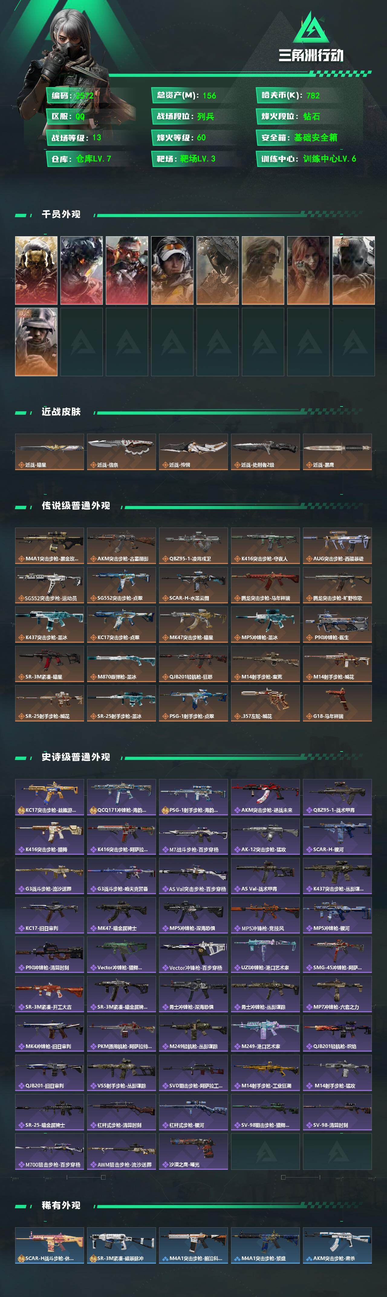 SJZMMN4282680三角洲行动账号详情图3 SJZMMN4282680三角洲行动账号详情图3